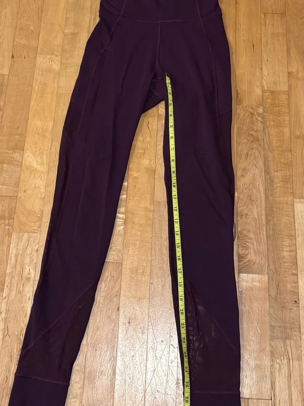 Lululemon Purple Mesh Leggings